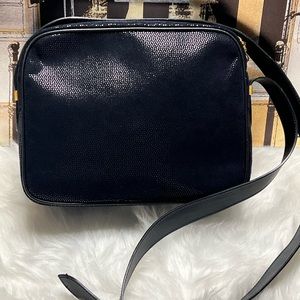 . Vintage Salvatore Ferragamo Navy blue crossbody bag